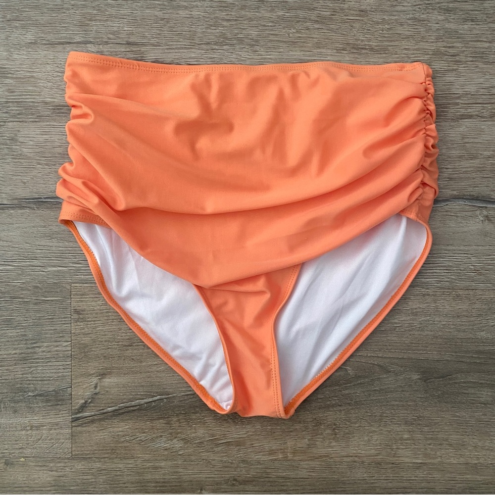Keller Nani rouched high rise swim bottom NWOT